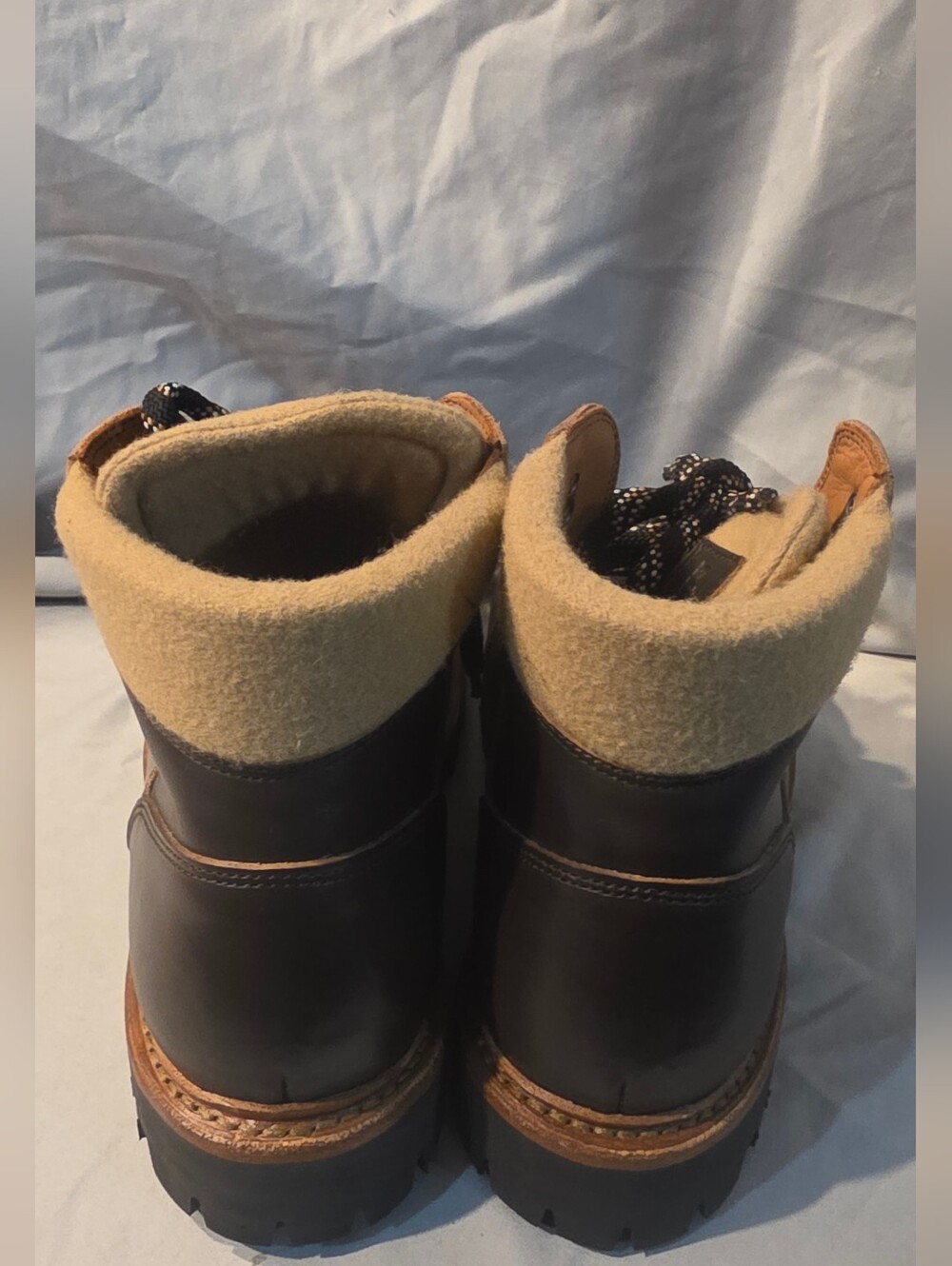 Allen Edmonds Whistler Weather-ready Hiker Boot Dark Brown Men SZ 9 NWOB Defects - Picture 4 of 15